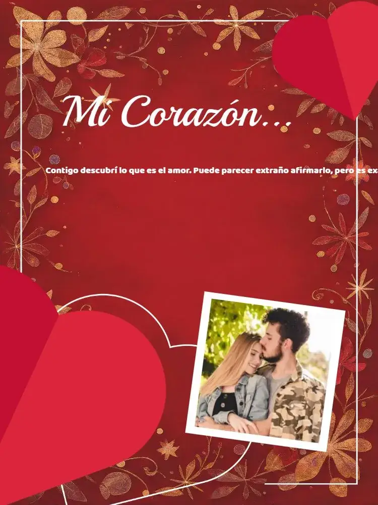 Invitación Tarjeta De San Valentín Con Foto Roja – tema Fechas Conmemorativas romántico, rojo y blanco, moderno, minimalista, personalizable, fotográfico