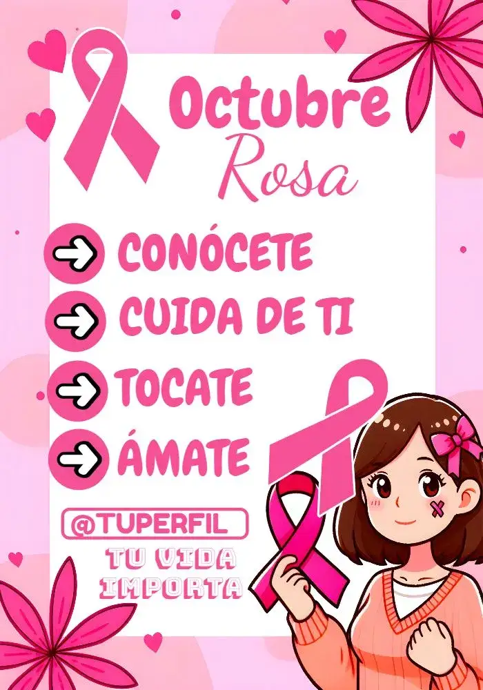 Invitación Tarjeta Para Octubre Rosa en Facebook – tema Más buscados rosa, minimalista, moderno, ilustraciones suaves, tipografía elegante