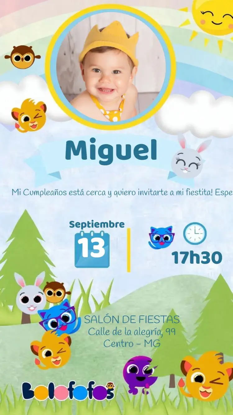 Invitación Bolofofos