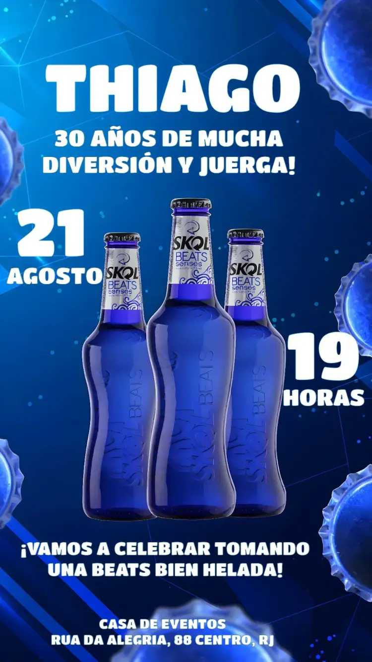 Invitación Skol Beats Bar