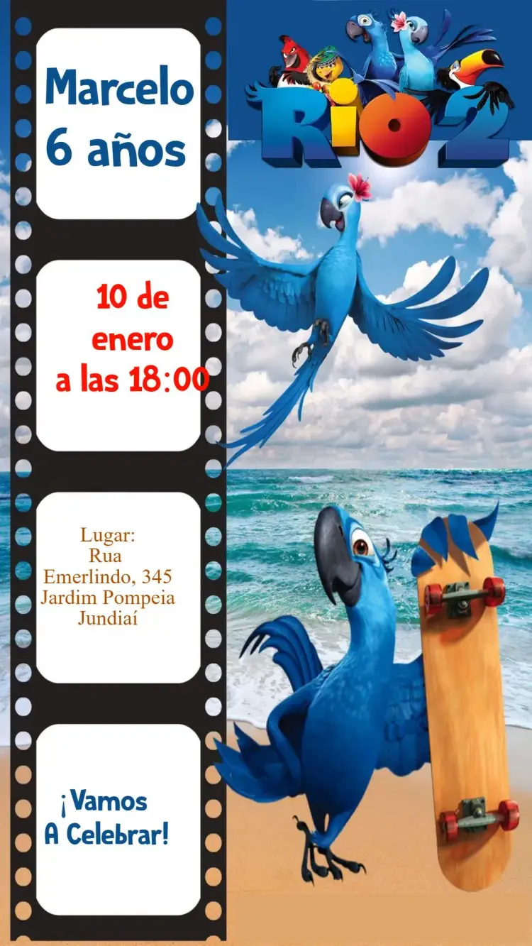 Invitación Rio o Filme 2