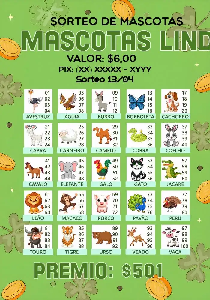 Invitación Sorteo De Mascotas Premios Verde – tema Cartones verde, divertido, gráfico, naturaleza, colorido, temático