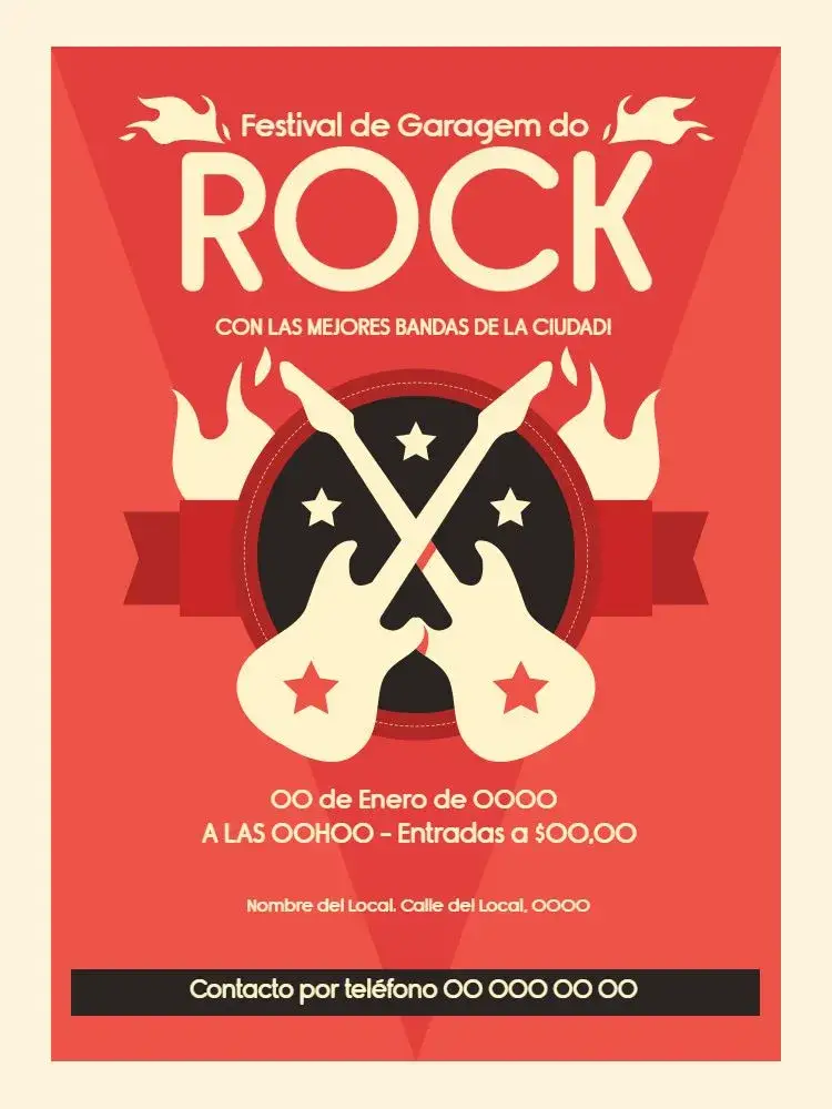 Invitación Rock Celebración