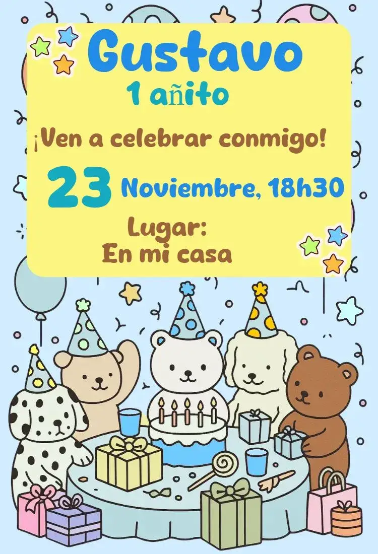 invitación digital bobbie goods