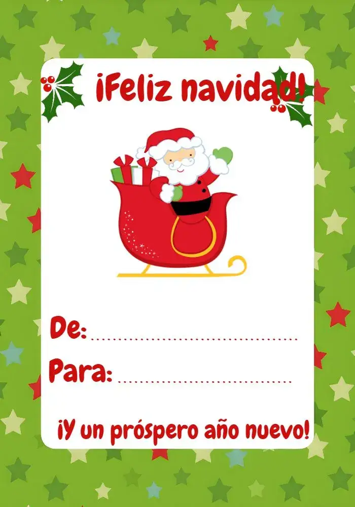 Invitación Etiqueta Regalo Navidad Agradecimiento – tema Fechas Conmemorativas navideño, rojo y verde, elementos gráficos de la Navidad, estilo festivo, vintage, ilustraciones de Papá Noel