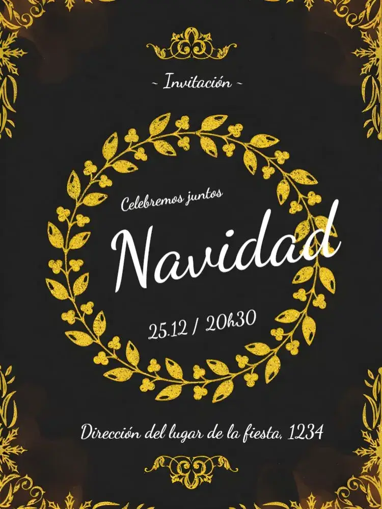 Invitación Navidad en Familia