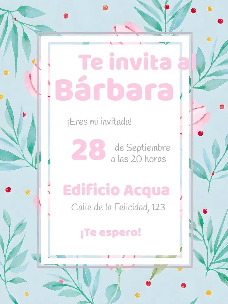 Invitación Despedida de soltera