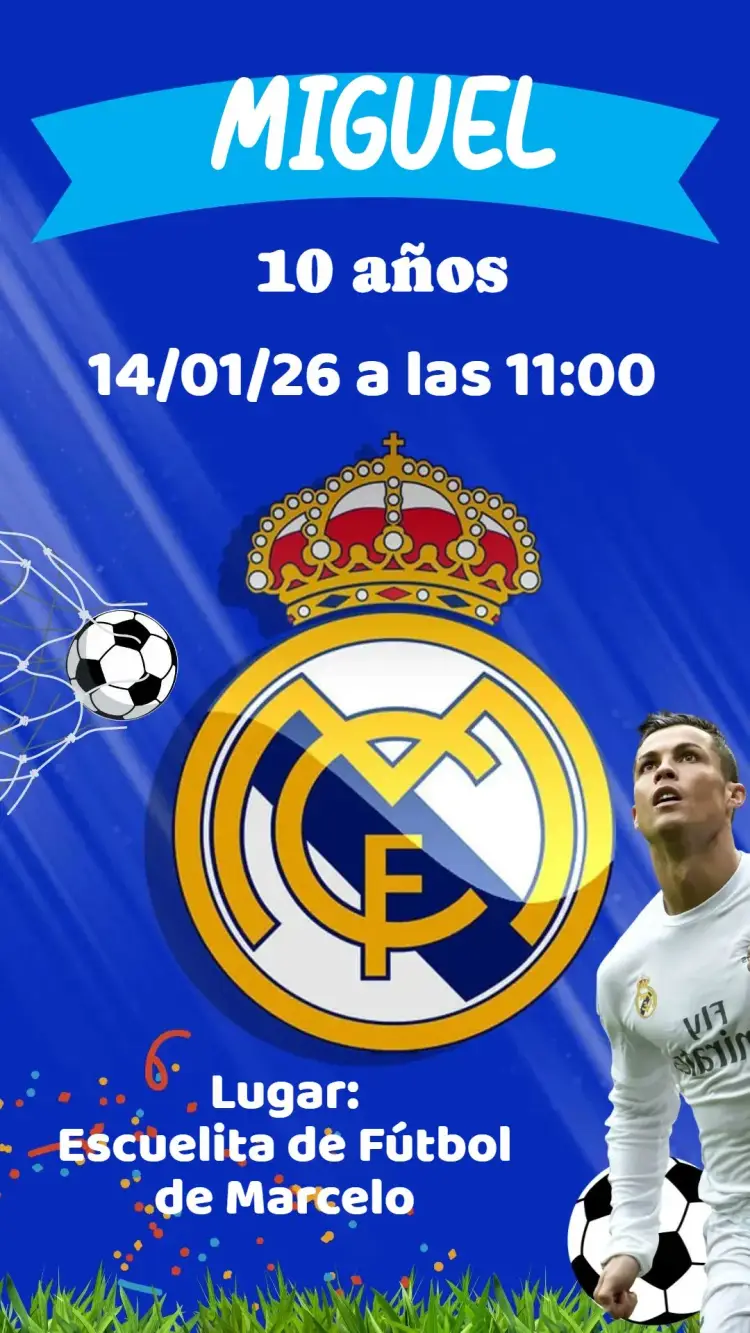 Invitación Real Madrid