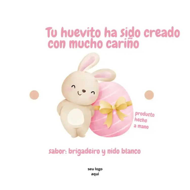 Invitación Etiqueta Para Huevo De Pascua Rosa – tema Fechas Conmemorativas suave, delicado, infantil, pastel, divertido