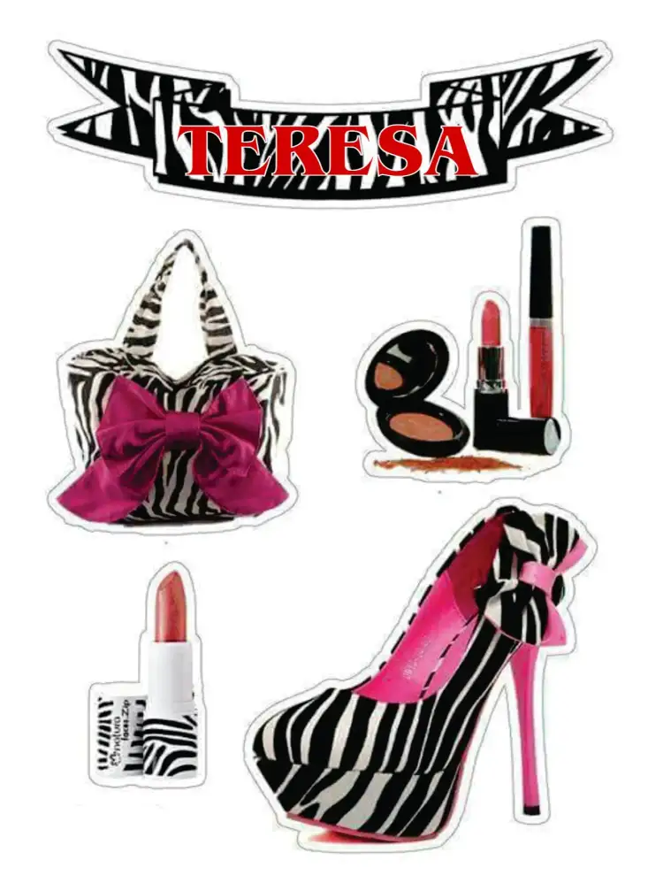 Invitación Fiesta Zebra Fashion – tema Topper de torta moderno, estampado de cebra, colores vibrantes, fashion, divertido, temático