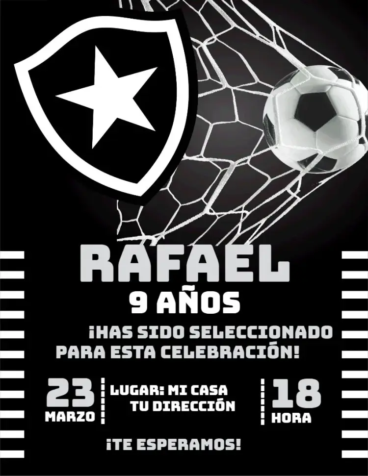 Invitación Botafogo 1