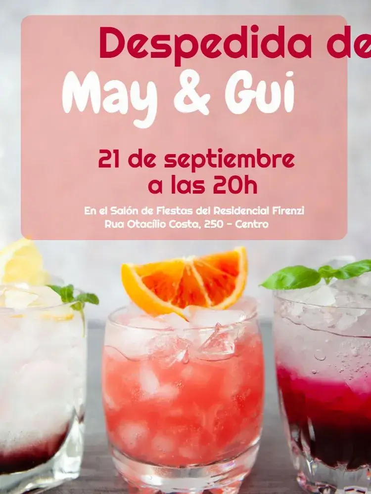 Invitación Despedida de soltera