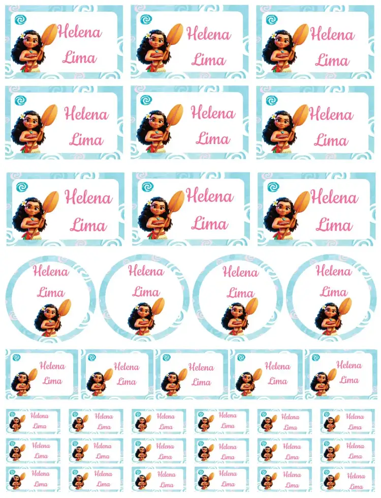 Invitación Moana – tema Tarjeta tropical, colorido, acuático, aventura, polinesio