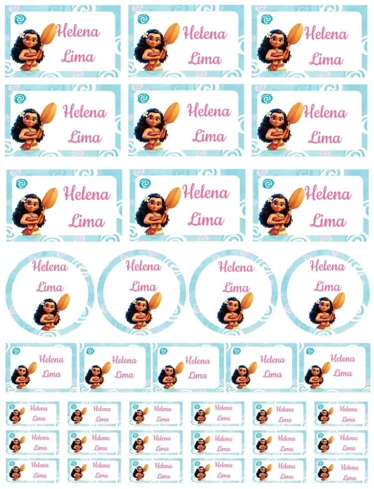 Invitación Moana