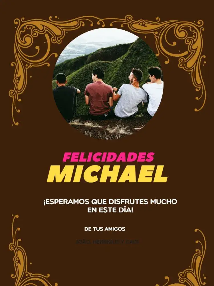 Invitación Tarjeta de Celebración Para Whatsapp Oscuro Claro – tema Tarjeta neón, colorido, divertido, globos, moderno