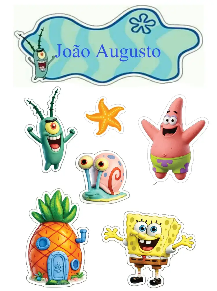 Invitación Bob Esponja editable y personalizable