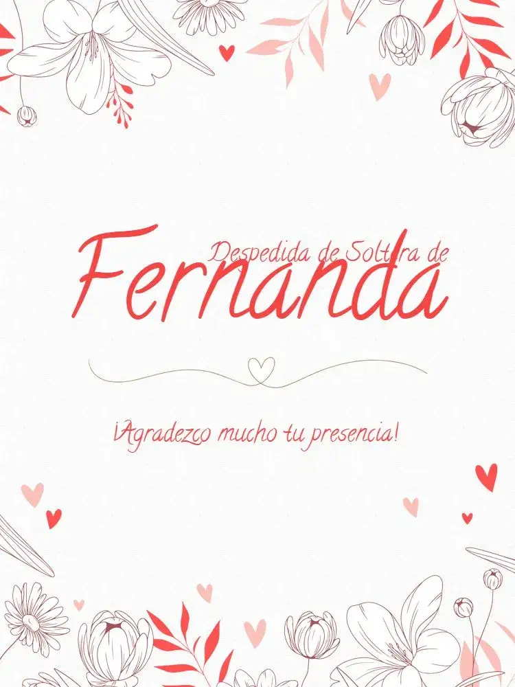 Invitación Tarjeta De Agradecimiento Presencia Té de Cocina Encuentro Delicado – tema Tarjeta floral, delicado, rojo, femenino, moderno