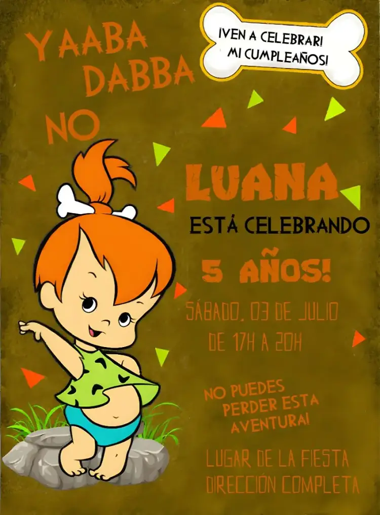 Invitación Pedrita Laranja