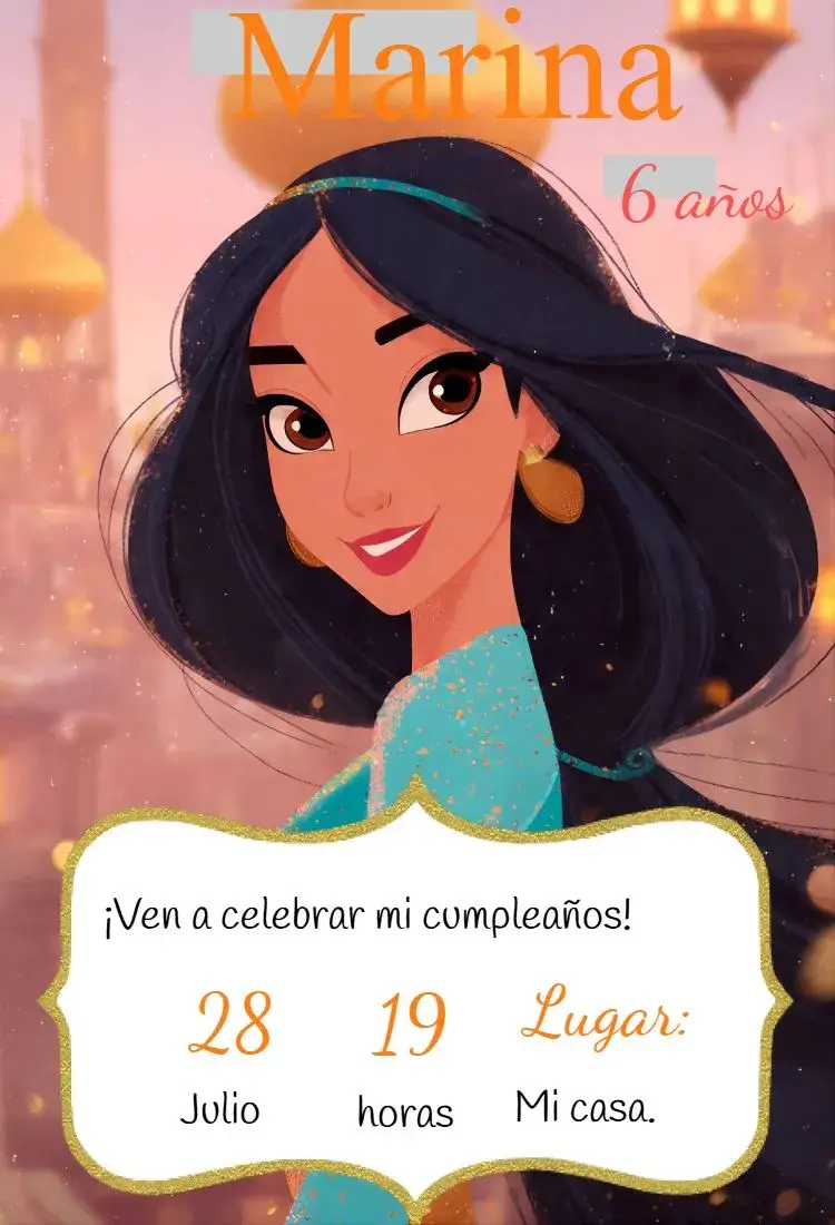 Invitación Jasmine