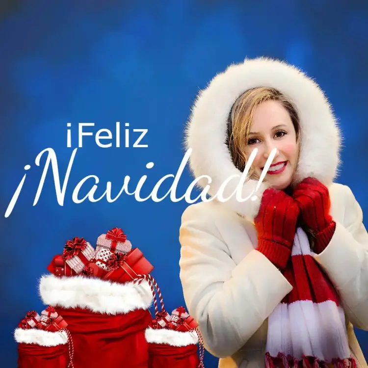 Invitación Publicación de Navidad Roja – tema Fechas Conmemorativas rojo, navideño, moderno, elegante, festivo