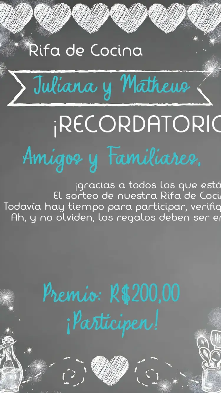 Invitación Despedida de soltera Pizarra Tiza Rifa – tema Despedida de Soltera pizarra, cocina, moderno, minimalista, elegante, divertido