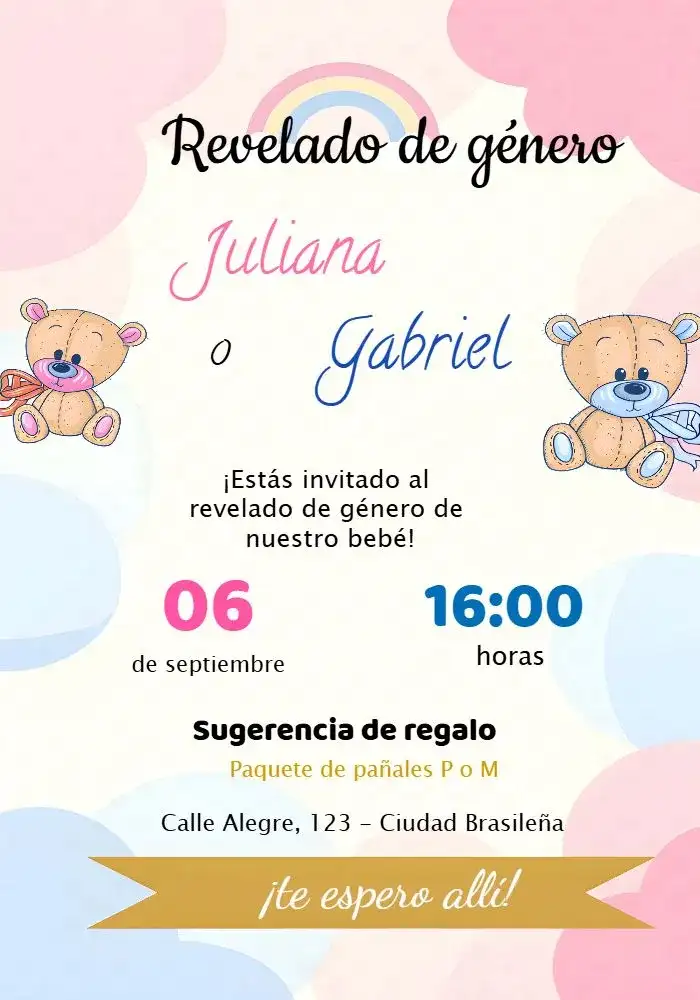 Baby Shower Ositos Negros