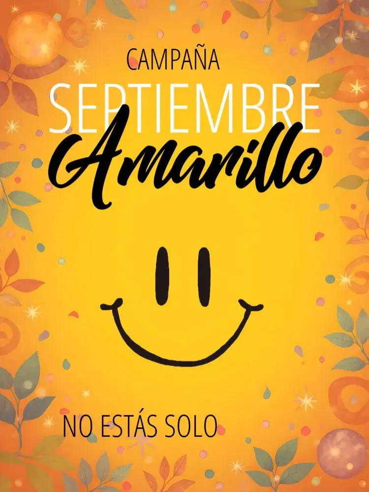 Invitación Publicación Para la Campaña Septiembre Amarillo Combate
