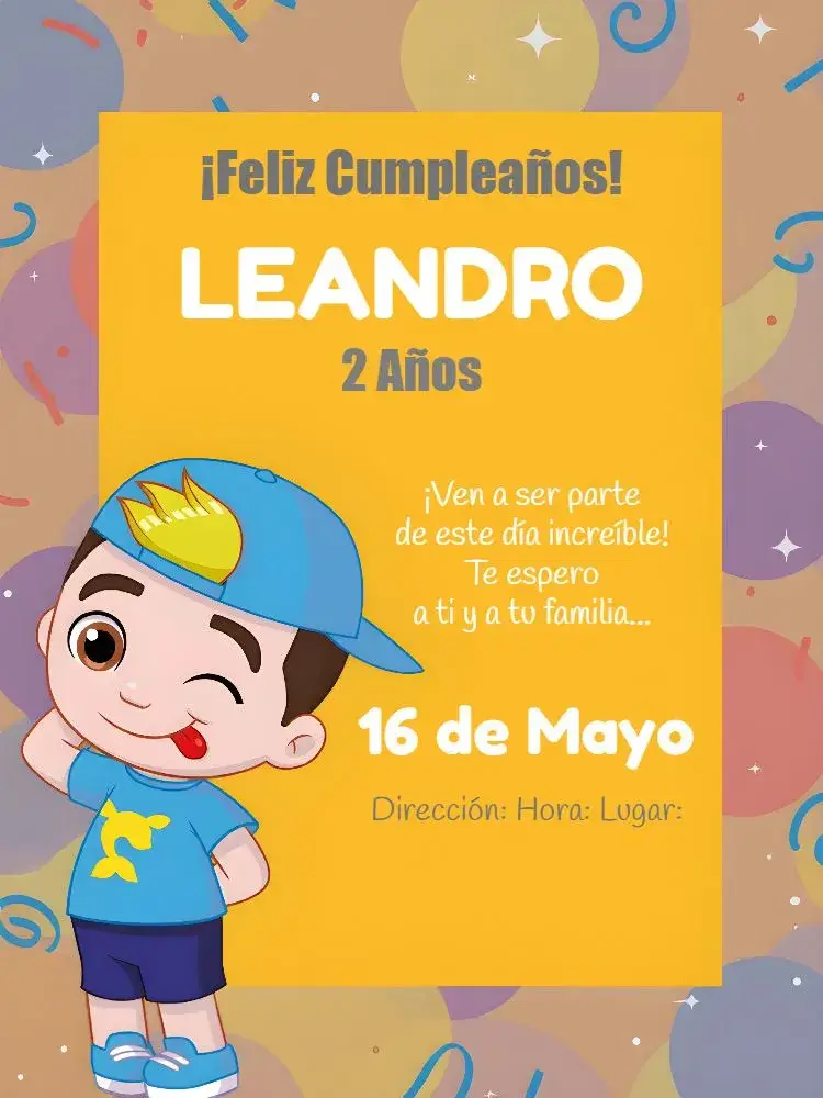 Invitación Luccas Neto Toon