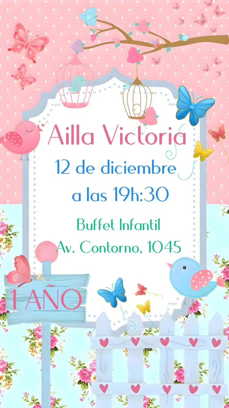 Invitación Jardín Encantado
