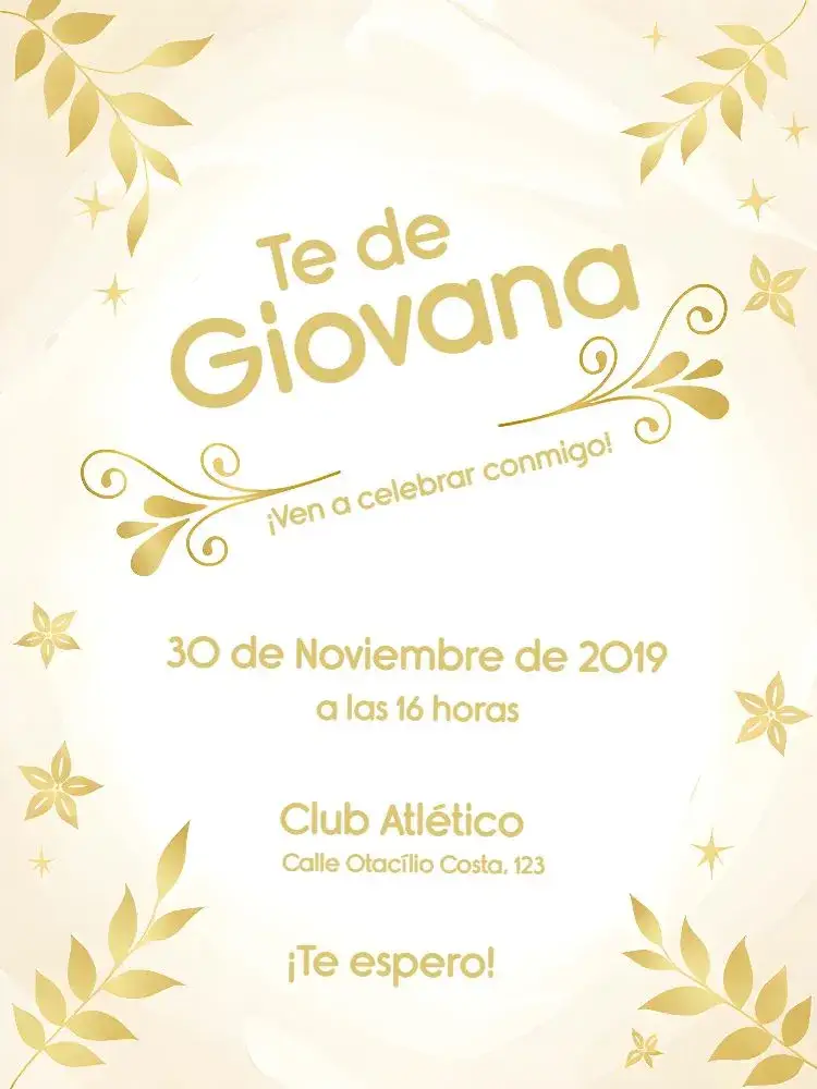 Invitación Despedida de Soltera Bride – tema Despedida de Soltera elegante, dorado, blanco, moderno, minimalista, árabe