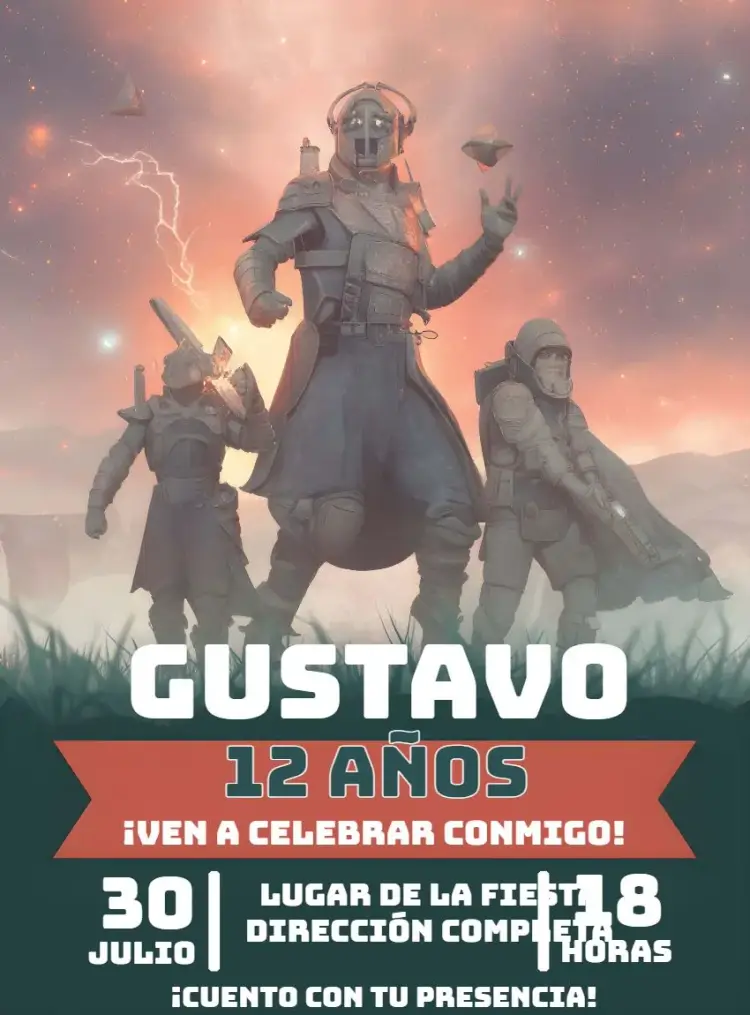Invitación Destiny 2 Jugador