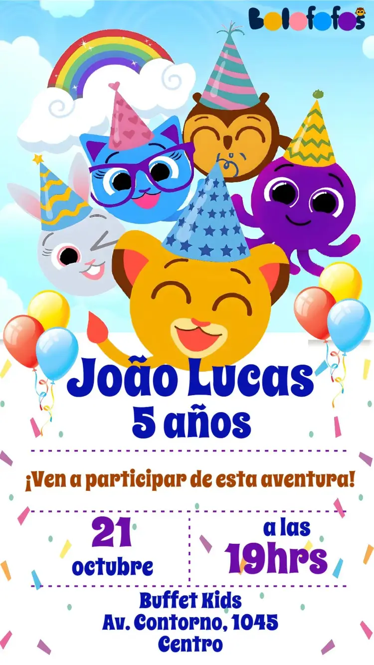 Invitación Bolofofos