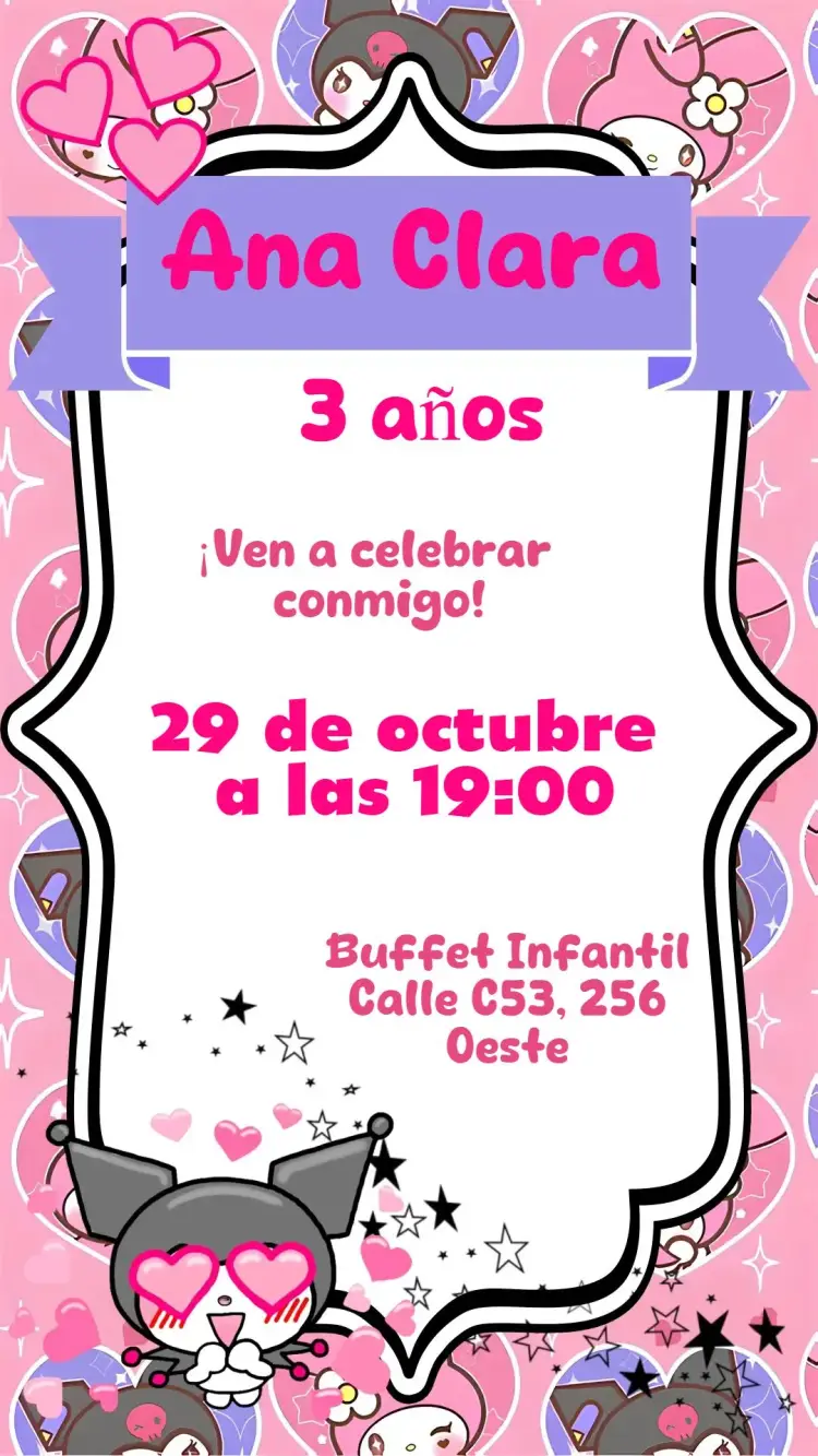 Invitación Korumi
