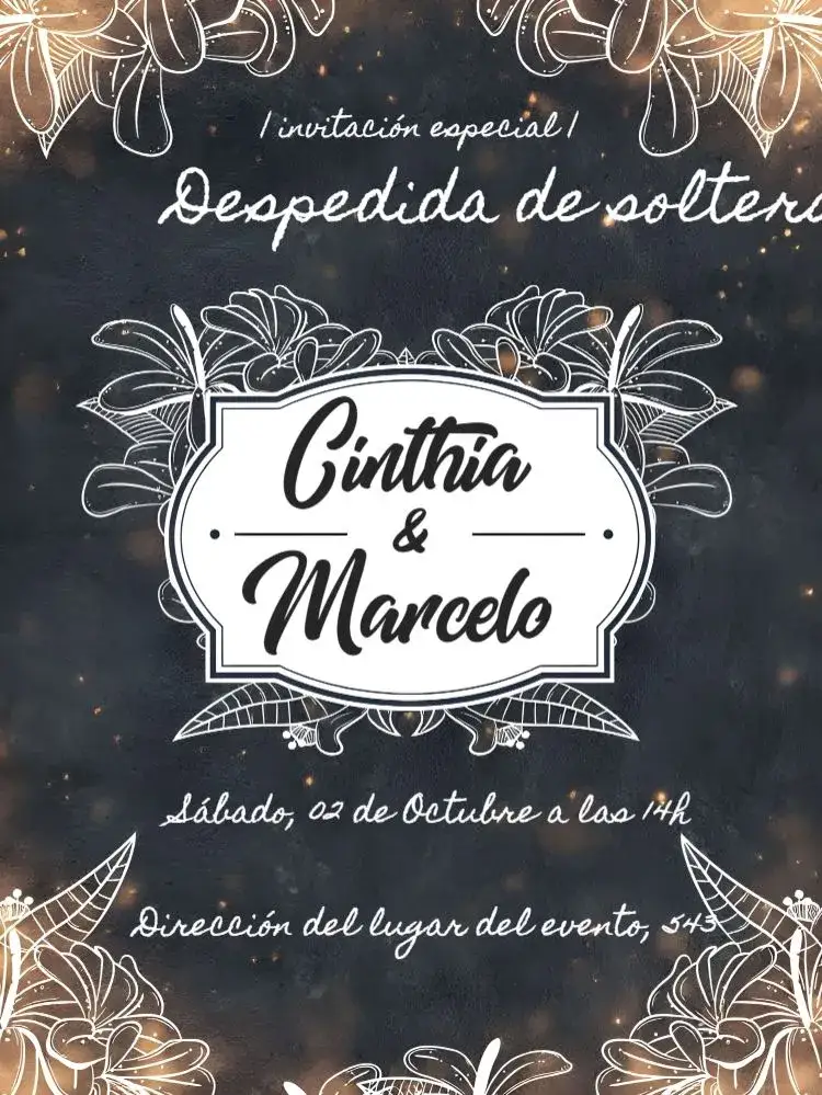 Invitación Despedida de soltera - Pizarra de tiza – tema Despedida de Soltera pizarra, estilo tiza, cocina rústica, divertido, moderno, minimalista