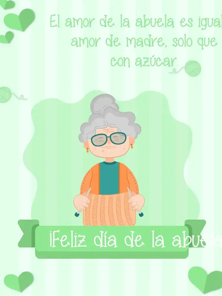 Tarjeta Día de la Abuela Personalizada