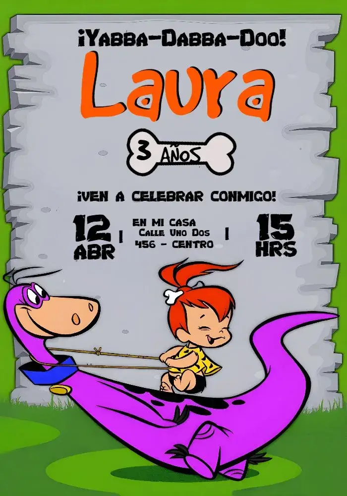 Invitación Pedrita Preto