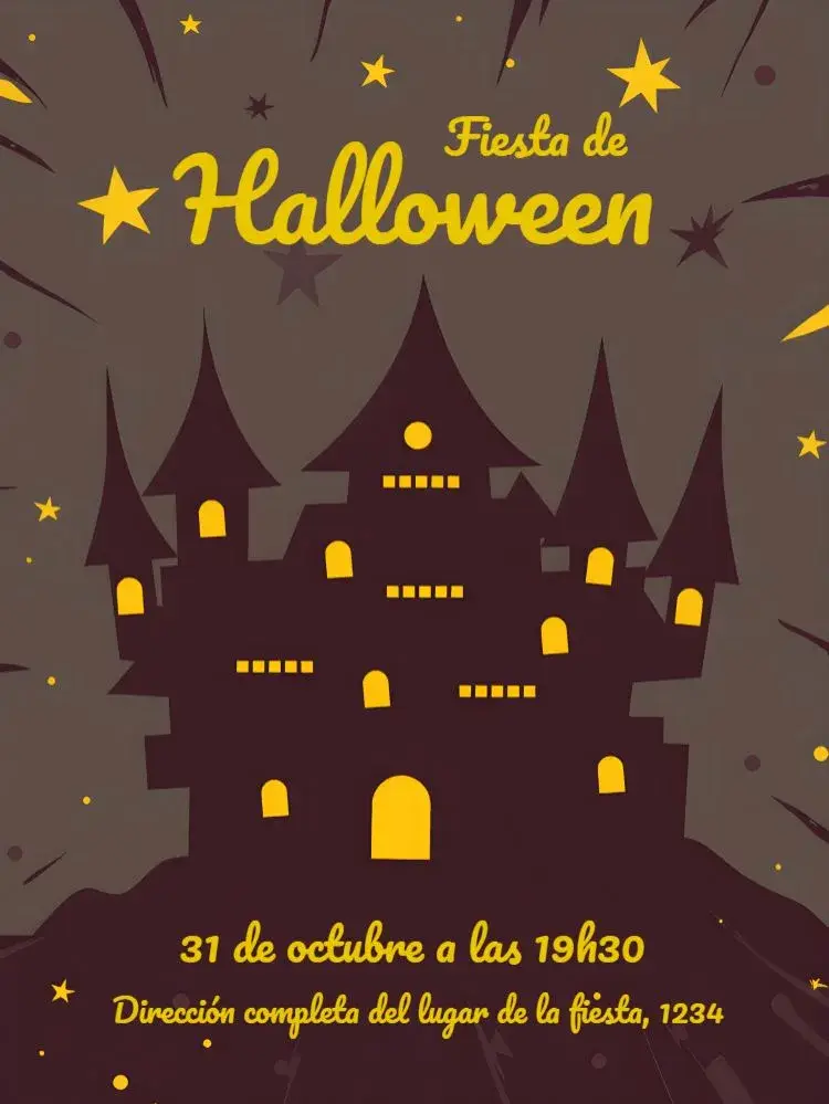 Invitación Día de Halloween