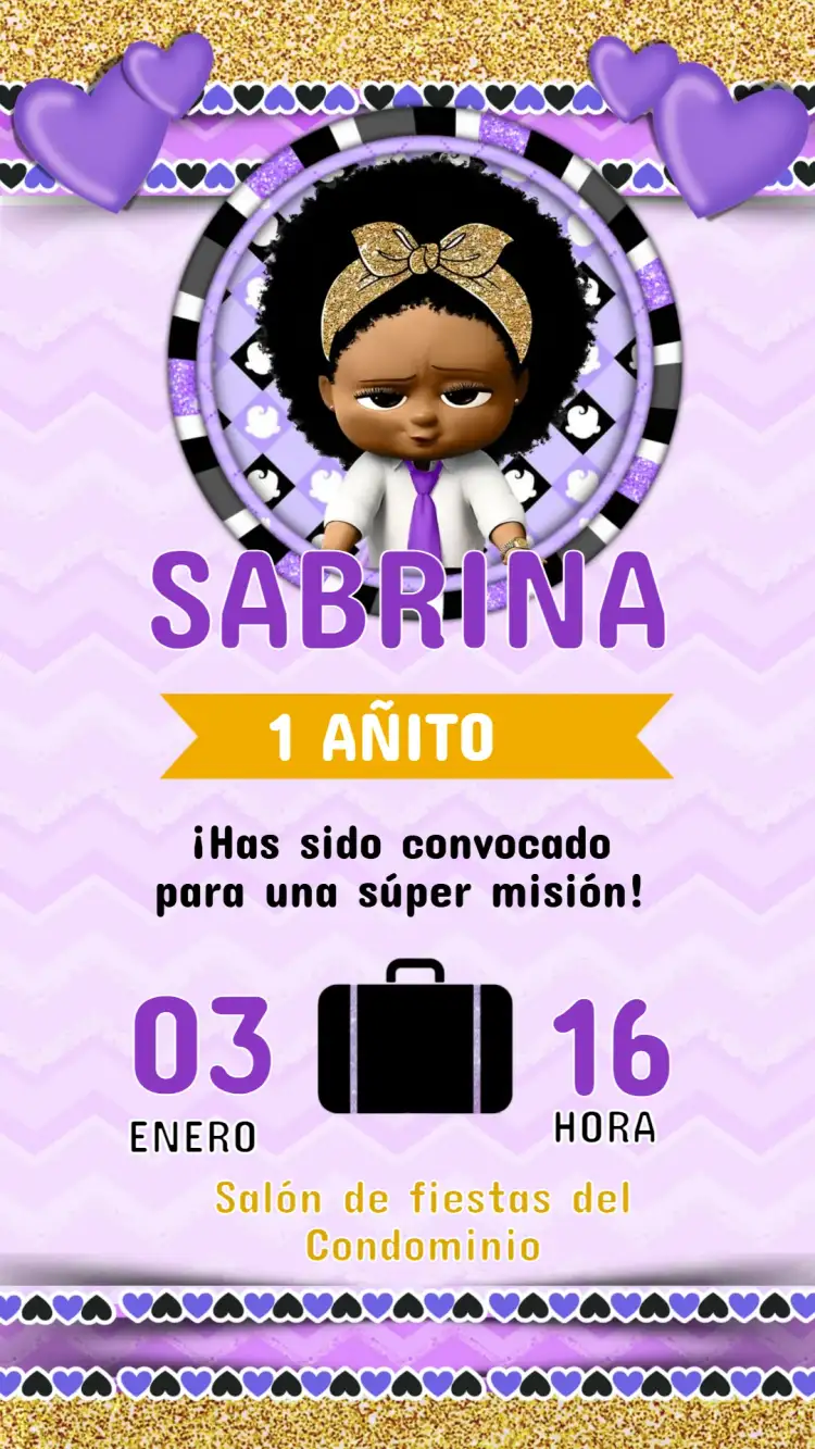 Invitación Cumpleaños Infantil Poderosa Chefinha
