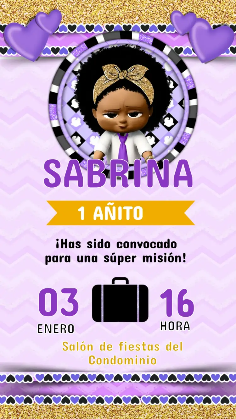 Invitación Cumpleaños Infantil Poderosa Chefinha