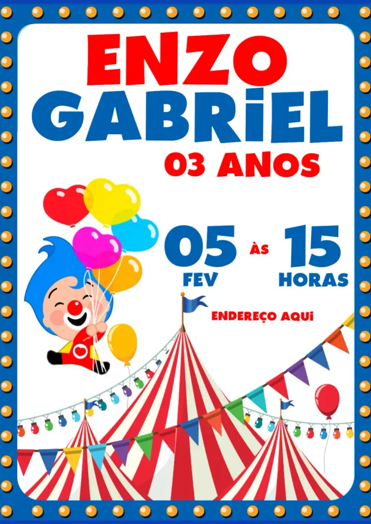Convite Um Herói Do Coração Festejar