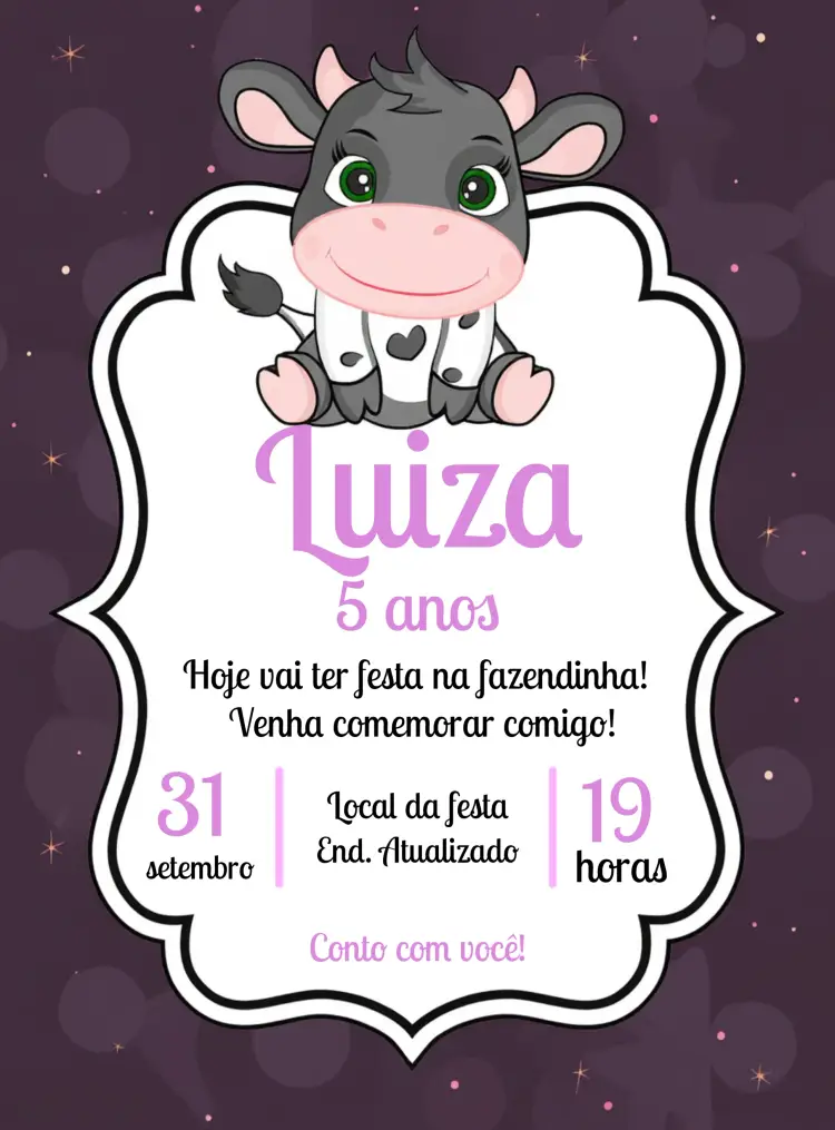 Convite Vaquinha