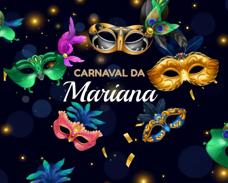 Convite Ventarola De Carnaval Bailinho – tema Datas Comemorativas colorido, alegre, divertido, tropical, brilhoso