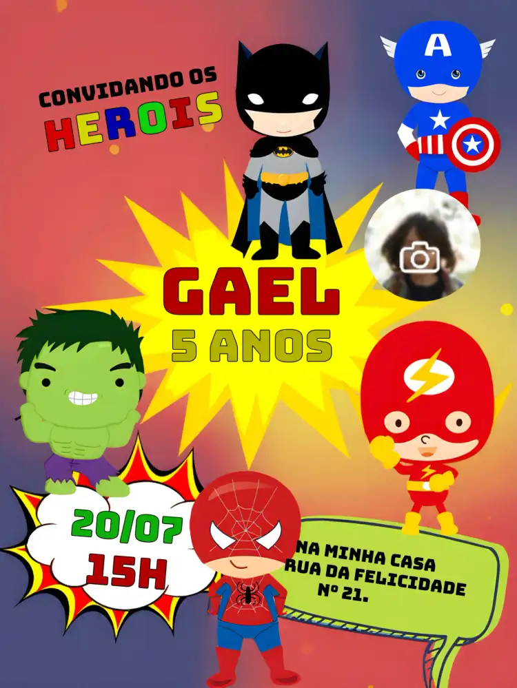 Vingadores Quadrinhos Com Foto Batman