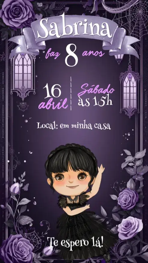 Convite Wandinha