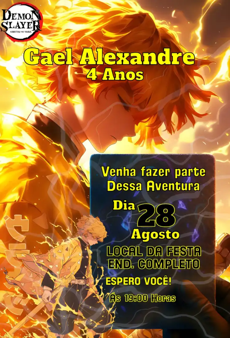 Zenitsu Agatsuma Demon Slayer