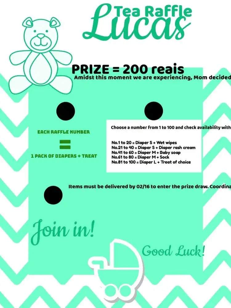 Lqa Star Raffles Digital Invitation Tea Raffle Little Star Bear - Make Online | Convitede